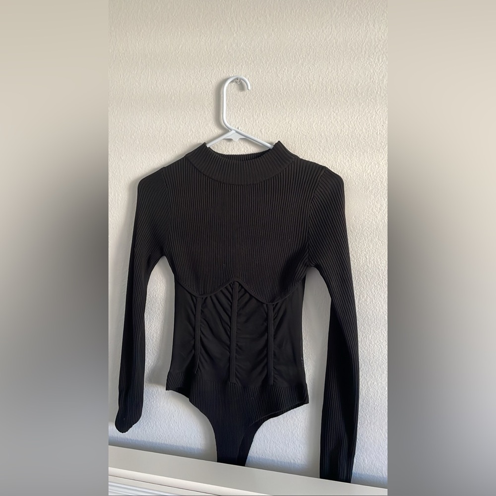 black mesh bodysuit!